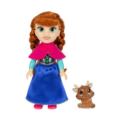 Disney Frozen 6"Petite Anna Doll & Sven Figure