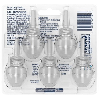 Glade PlugIns Scented Oil Air Freshener Refills - Warm Apple & Spices - 3.35oz/5ct