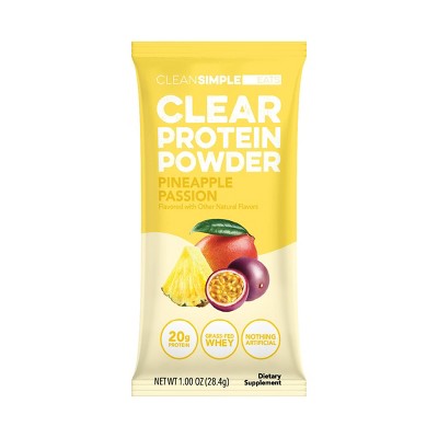 Clean Simple Eats Clear Protein Powder Pineapple Passion - 1.00oz/1 Stick