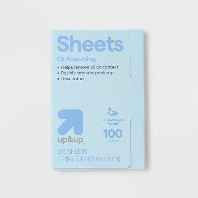 Oil Absorbing Sheets - 100ct - up&up