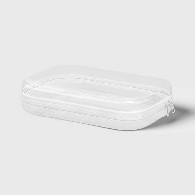 Large Hard Sided Case Clear - up&up