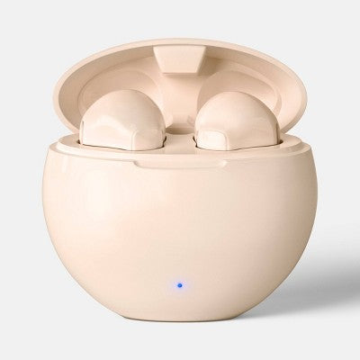 True Wireless Bluetooth Earbuds - heyday Beige: In-Ear Headphones, Polyurethane Cushions