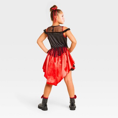 Kids' Carnival Performer Halloween Costume Dress- Hyde and EEK! Boutique Red S