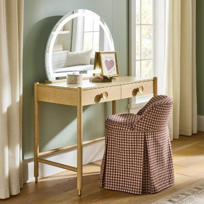 Vanity with Light Up Mirror, Storage Drawers and Power Strip - Threshold designed with Studio McGee (LOCAL PICKUP ONLY)