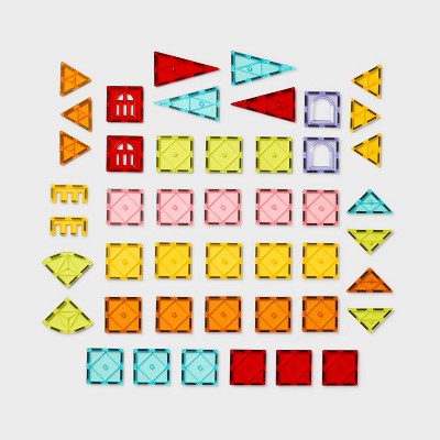 Magnetic Building Tiles Set 46pc - Gigglescape