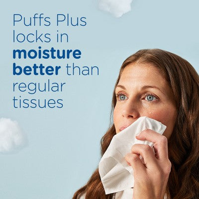 Puffs Plus Lotion Facial Tissue - Exclusive Designs - 6pk/72ct