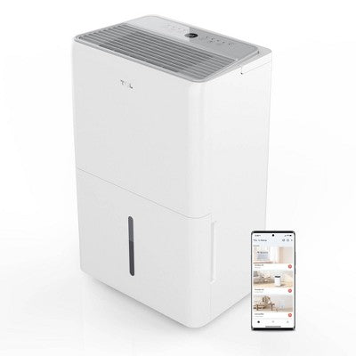TCL 2000sqft Smart Dehumidifier Energy Star Most Efficient 2024 25 Pints Per Day (H25D44W): Basement & Room Use, 3 Settings (LOCAL PICKUP ONLY)