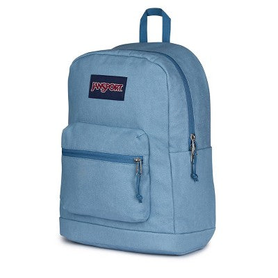 JanSport Cross Town Plus Remix 17" Backpack - Light Blue: High School Abstract Bookbag