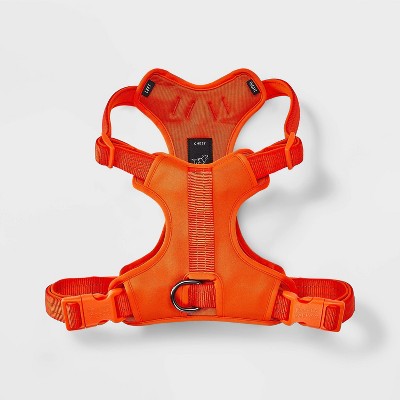 Reflective Comfort Clip-In Clasp Dog Harness - M - Bright Orange - Boots & Barkley