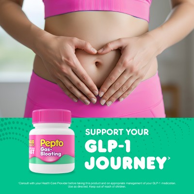Pepto-Bismol Bloating Relief Swallowable Tablets - 24ct