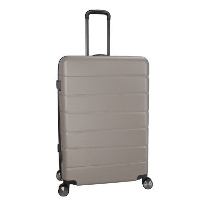 Skyline Hardside Large Checked Spinner Suitcase - Oxford Tan