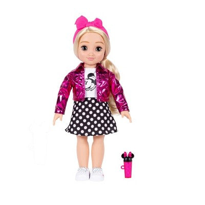 Disney ILY 4ever 18" Minnie Doll Pink Jacket Blonde Hair/Brown Eyes