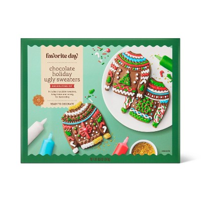 Christmas Three Chocolate Ugly Sweaters Decorating Kit - 8.6oz/3ct - Favorite Day