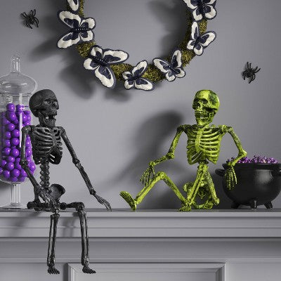 24" Small Skeleton Halloween Decorative Prop Grim Greenery- Hyde and EEK! Boutique