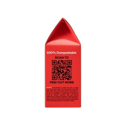 BRITE Instant Color Zero Waste Hair Color - Red - 0.176oz