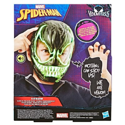 Marvel Spider-Man Venom vs Venum Glow-In-The-Dark Mask