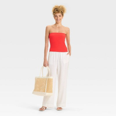 Women's Tube Top - A New Day Red S