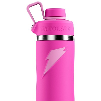 Gatorade 22oz Stainless Steel Twist Cap Water Bottle - Pink