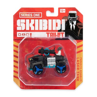 Skibidi Toilet Diecast Single Parasite Disabler Laser Tank Mini Figure - 1:64 Scale