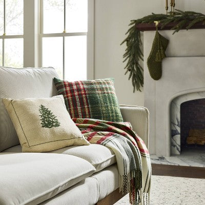 Christmas Plaid Woven Throw Blanket - Hearth & Hand with Magnolia