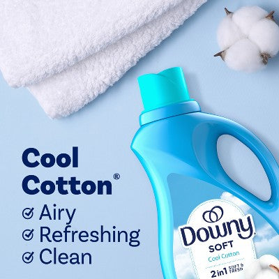 Downy Soft Cool Cotton Liquid Fabric Softener - 100 fl oz