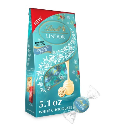 Lindt LINDOR Christmas Cinnamon Swirl Chocolate Candy Truffles - 5.1oz