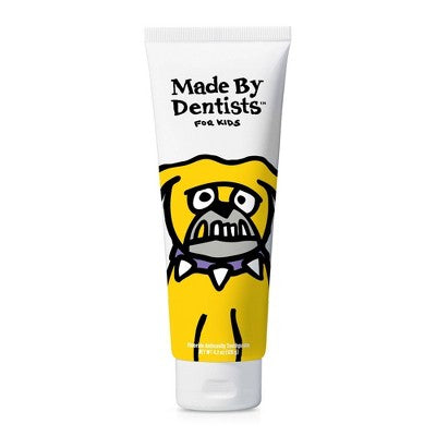Made By Dentists Kids Bulldog Fluoride Anticavity Toothpaste - Bubble Gum - 4.2oz