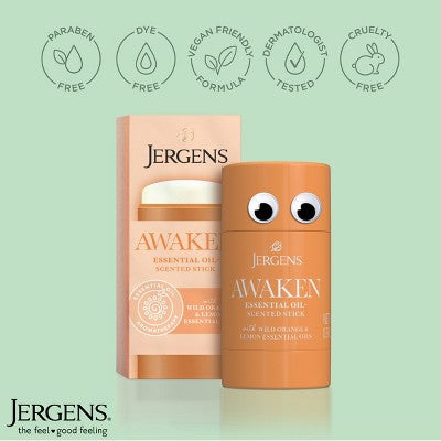 Jergens Essential Oil Awaken Balm Stick - 0.9oz