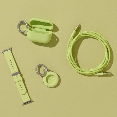 6' USB-C to USB-C Fast Charging Braided Cable - heyday Lime Zest