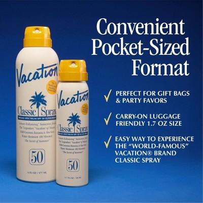 Vacation Classic Sunscreen Spray - SPF 50 - 1.7oz