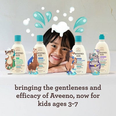 Aveeno Kids' Face & Body Wash - 2 fl oz: Liquid, Basic Cleansing, Normal Skin, Fresh Scent