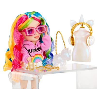 Rainbow High 11" Creative Crystals Amaya Fashion Doll with Accessory Make It Kit