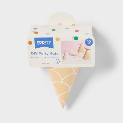 Mermaid Party Hats 10ct - Spritz
