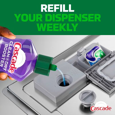 Cascade Clean + Dry Booster Dishwasher Rinse Aids - 16 fl oz