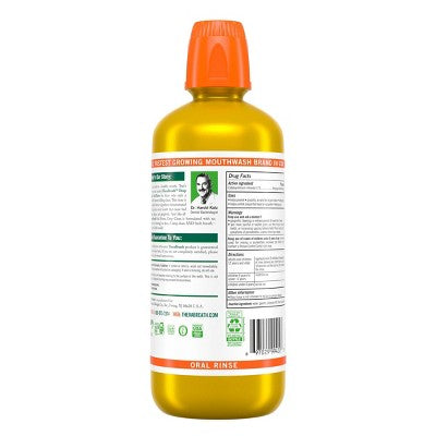 TheraBreath Deep Clean Mouthwash - Fresh Mint - 33.8 fl oz: Paraben-Free, Phthalate-Free, Formaldehyde-Free
