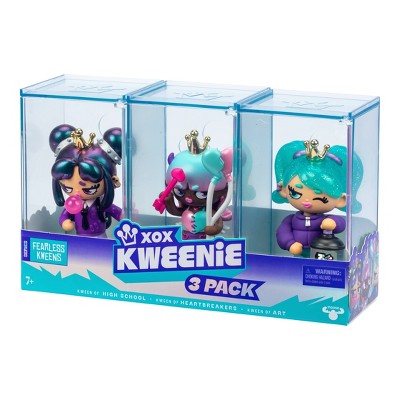 XOX Kweenie Fearless - 3pk: Mini Figures with Collector's Guide
