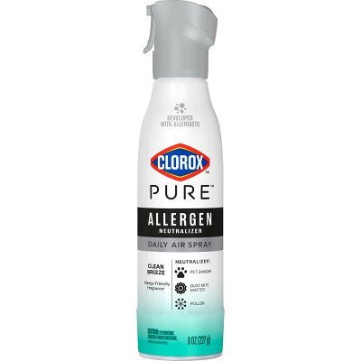 Clorox PURE Allergen Neutralizer Daily Air Spray Air Fresheners Clean Breeze - 8oz