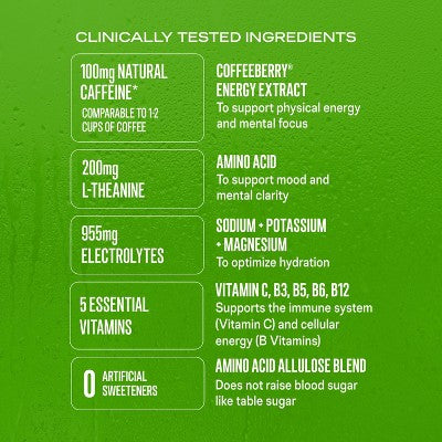 Liquid I.V. Sugar-Free Energy Multiplier Powder Blackberry Lemonade 10ct EXP7/27