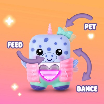 Hasbro Nano-Mals Blubby the Narwhal Electronic Fidget Pet