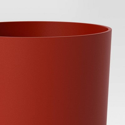 2pc Recycled Resin Indoor Outdoor Planter Pots Red 4"x4"x4" - Room Essentials