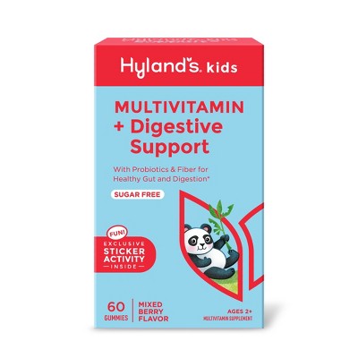 Hyland's Kids Multivitamin + Digestive Support, Sugar-Free Gummies - 60ct