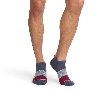 Bombas Men's Tri-Block Ankle Socks - Storm/Lakeside
