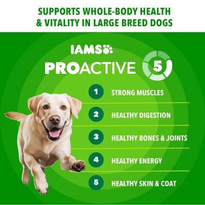 IAMS Proactive Health Large Breed Chicken and Whole Grain Adult Dry Dog Food - 38.5lbs (LOCAL PICKUP ONLY)