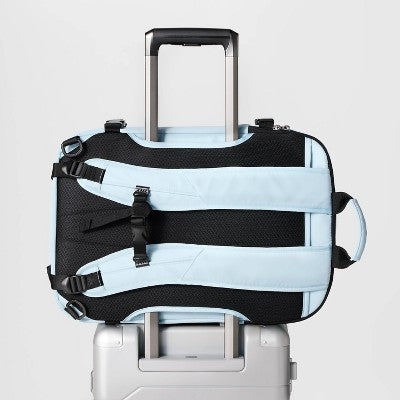 35L Travel Backpack Muddy Aqua - Open Story: Water-Resistant