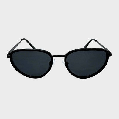 Plastic Metal Combo Cateye Sunglasses - Wild Fable Black