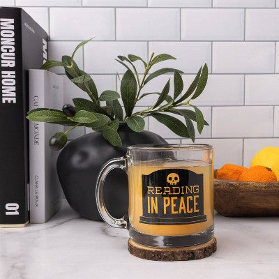 Glass Mug 13oz - (RIP) Read in Peace