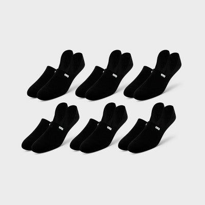 Pair of Thieves BOWO 3+3 Bonus pack No Show Socks - Black 8-12