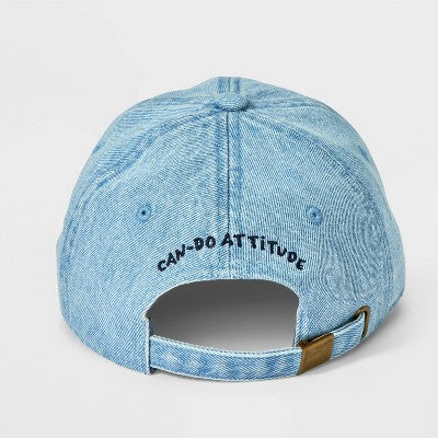 Women's Sardine Cotton Denim Baseball Hat - Universal Thread Denim Blue
