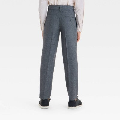 Boys' Regular Fit Suit Pants - Cat & Jack Gray 12