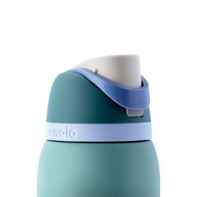 Owala 40oz FreeSip Stainless Steel Water Bottle - Misty Meadow: Insulated, Leakproof, BPA-Free